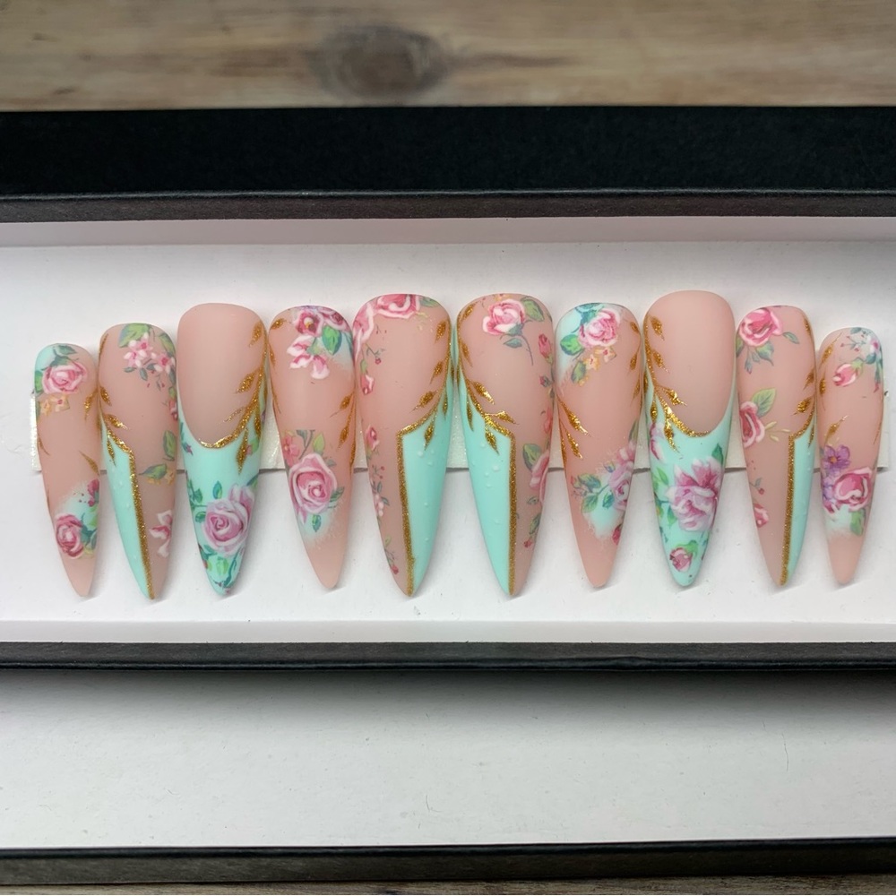 Bridgerton Inspired Extra Long Nails